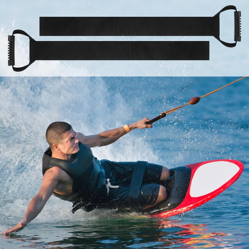Maiteenly Replacement Padded Kneeboard Strap Boating Shock Water Strap for Sport Kneeboard Strap Replacement for Waterboarding Kneeling Boarding Knee Surfing - Image 3